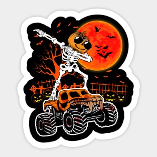 Halloween Shirts For Boys Kids Girl Dabbing Skeleton Costume Sticker